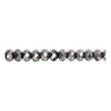 Creativ Company Facet Beads Metallic Gray, 100e.