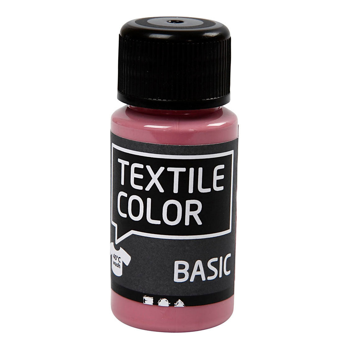 Creativ Company Textile Couleur semi-couverture de peinture textile rose foncé, 50 ml