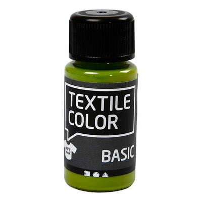 Creativ Company Textile Couleur semi-couverture de peinture textile kiwi, 50 ml