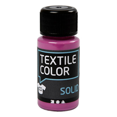 Creativ Company Couleur textile couvrant la peinture textile fuchsia, 50 ml