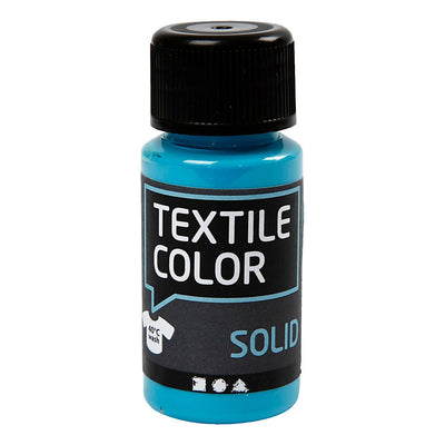 Creativ Company Peinture textile opaque bleu turquoise, 50ml