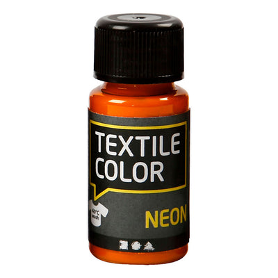 Creativ Company Couleur textile couvrant la peinture textile néon oranje, 50ml