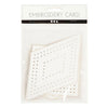 Creativ Company Cross Stitches Cardboard White Géométrique, 20e.