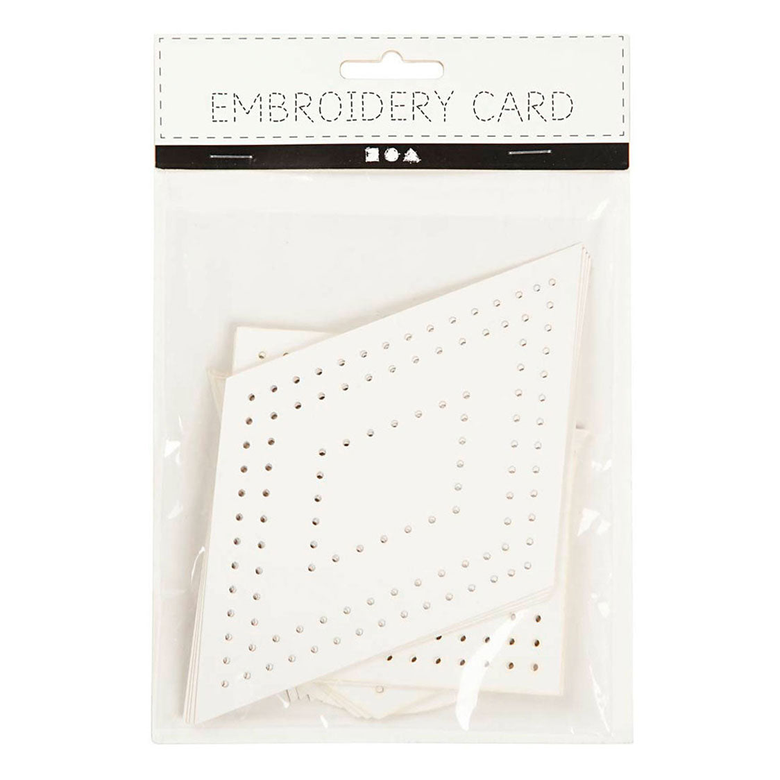 Creativ Company Cross Stitches Cardboard White Géométrique, 20e.