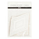 Creativ Company Cross Stitches Cardboard White Géométrique, 20e.