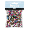 Creativ Company Rocailles Couleurs métalliques, 130 grammes