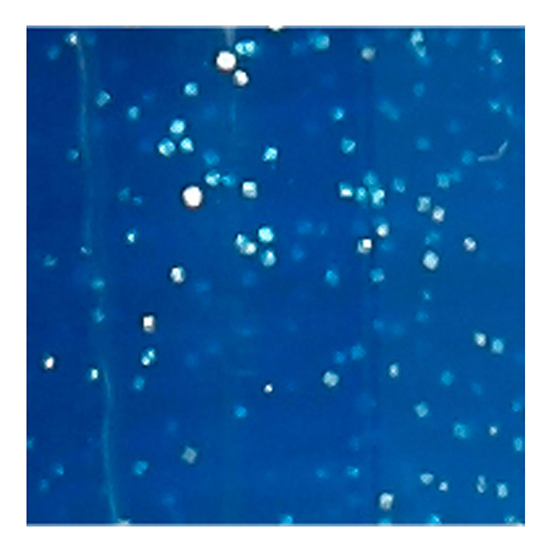 Creativ Company Glasen Porcelaine Démarrer les paillettes semi-couverture bleu