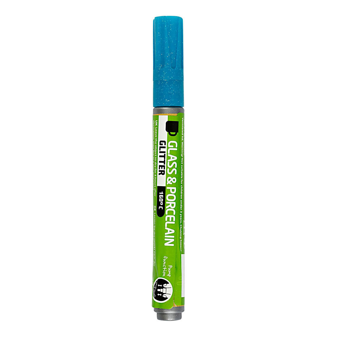 Creativ Company Glasen Porcelain Start Turquoise semi-couverture des paillettes