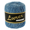 Creativ Company Lurex Glitter Yarn Bleu clair, 160m