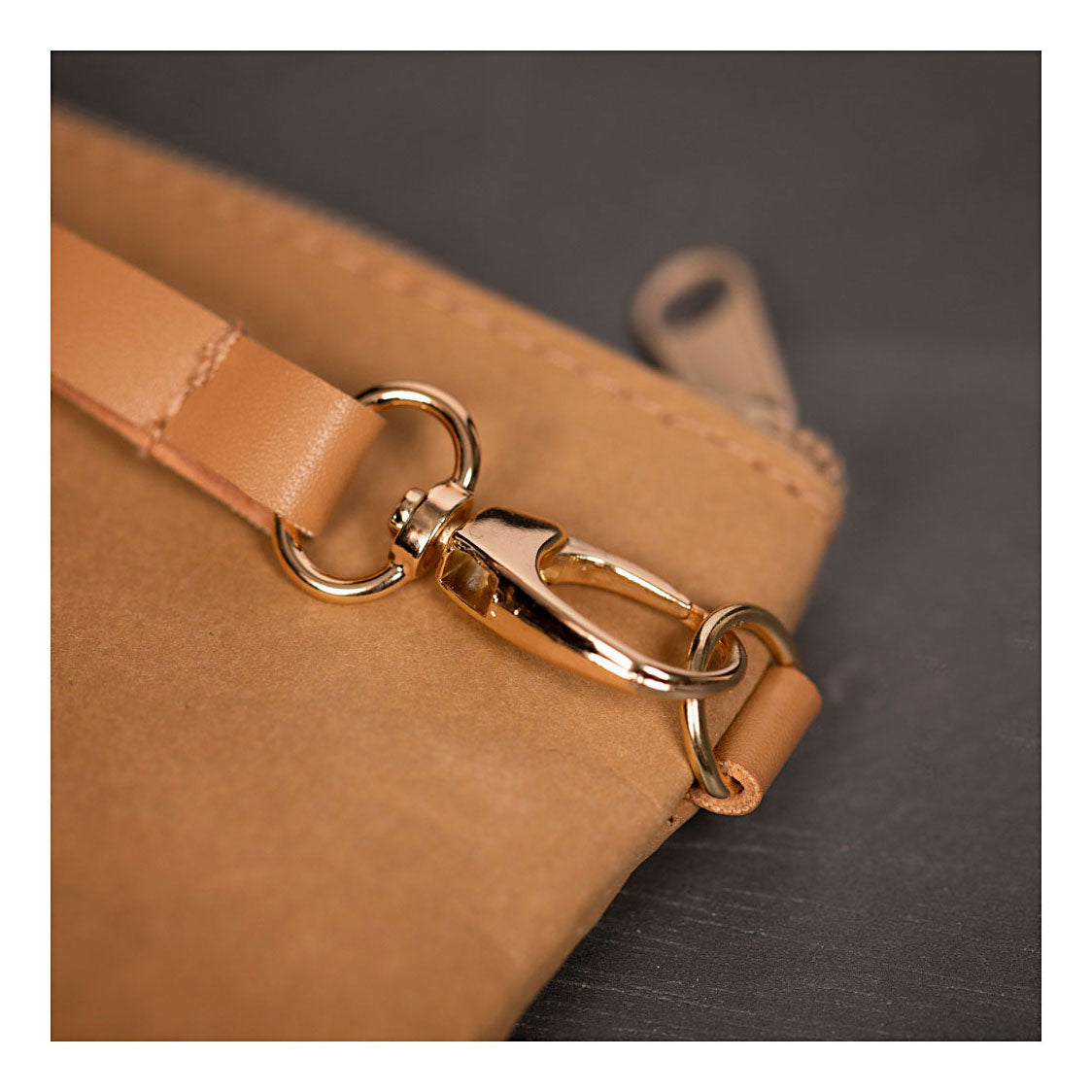 Creativ Company Faux En cuir sac marron, 21x18cm