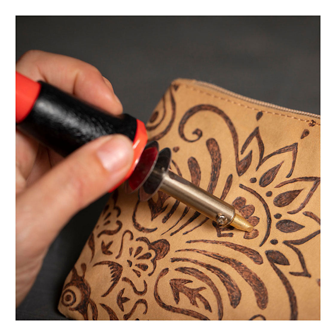 Creativ Company Faux En cuir sac marron, 21x18cm
