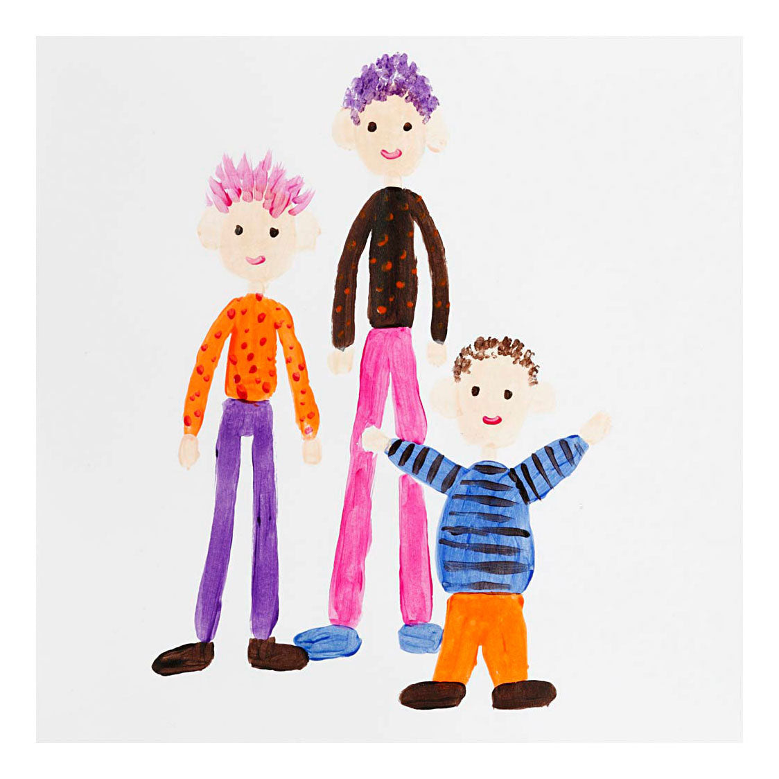 Creativ Company Paint acrylique pour enfants couleurs supplémentaires brillantes, 6x20 ml