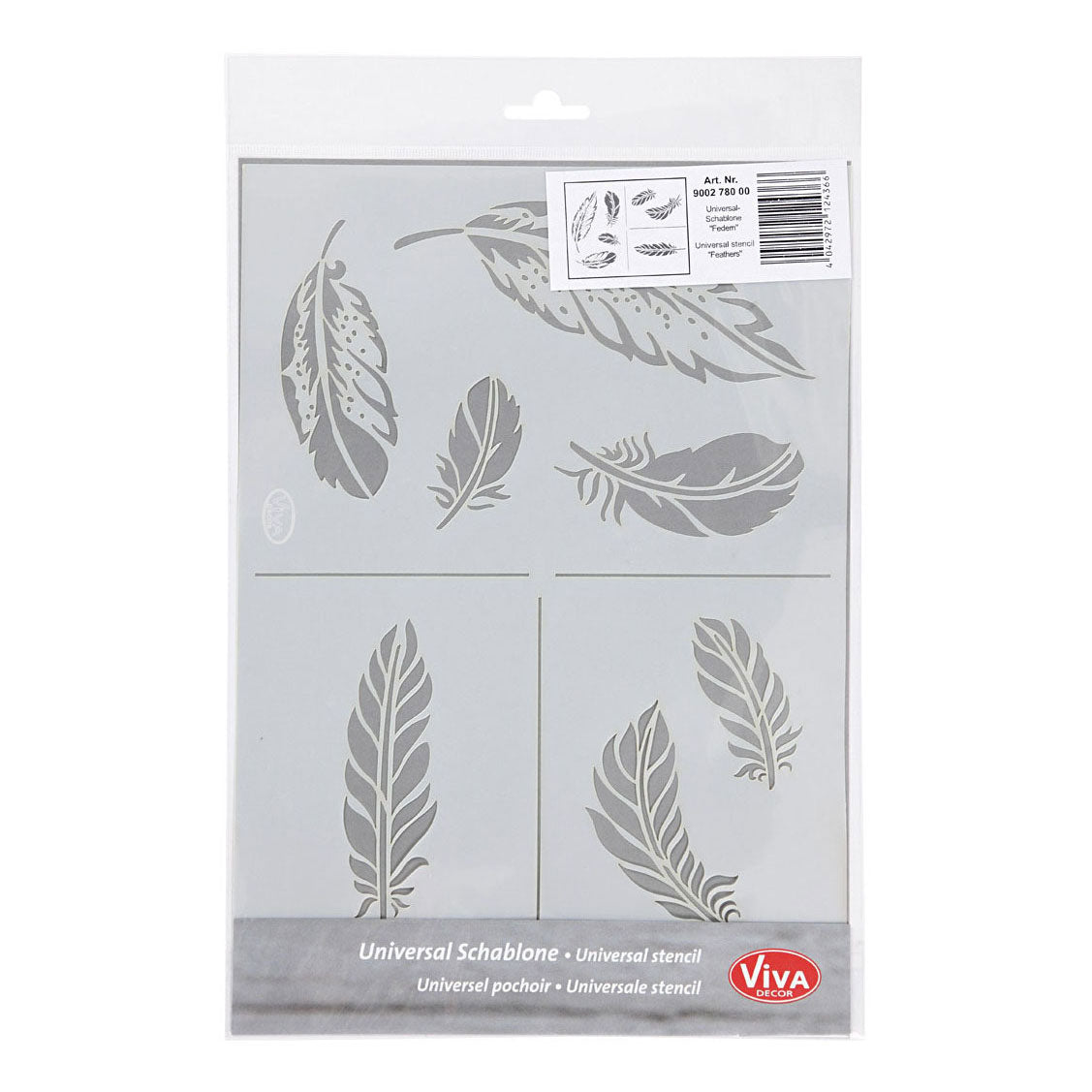 Creativ Company Flexible Memplate FEATH A4