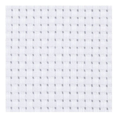 Creativ Company Aida White 35 carrés pour 10 cm, 50x50cm