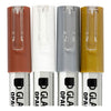 Creativ Company Glass Porcelain Pierres comparant Brown Gold Silver White, 4st.