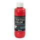 Creativ Company Couleur textile couvrant la peinture textile rouge, 250 ml