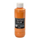 Peinture textile opaque Creativ company textile color - orange, 250ml - afbeelding 1