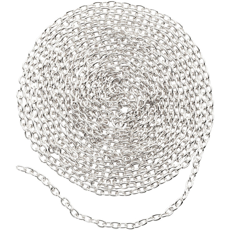 Creativ company jasseron, l: 2 mm, argenté, 2 m 1 pièce