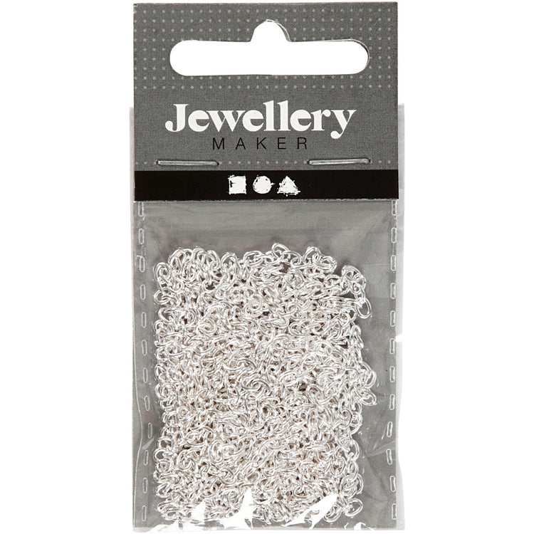 Creativ company jasseron, l: 2 mm, argenté, 2 m 1 pièce