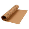 Creativ Company Faux en papier en cuir marron avec imprimé floral, 1m