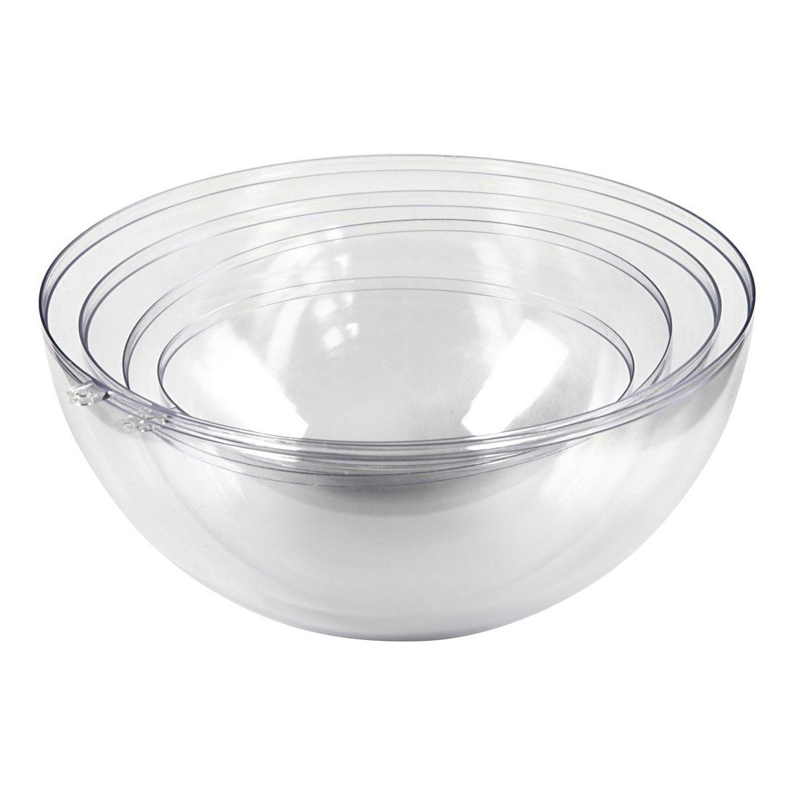 Creativ Company Plastic Mold Formes Transparent, 4st.