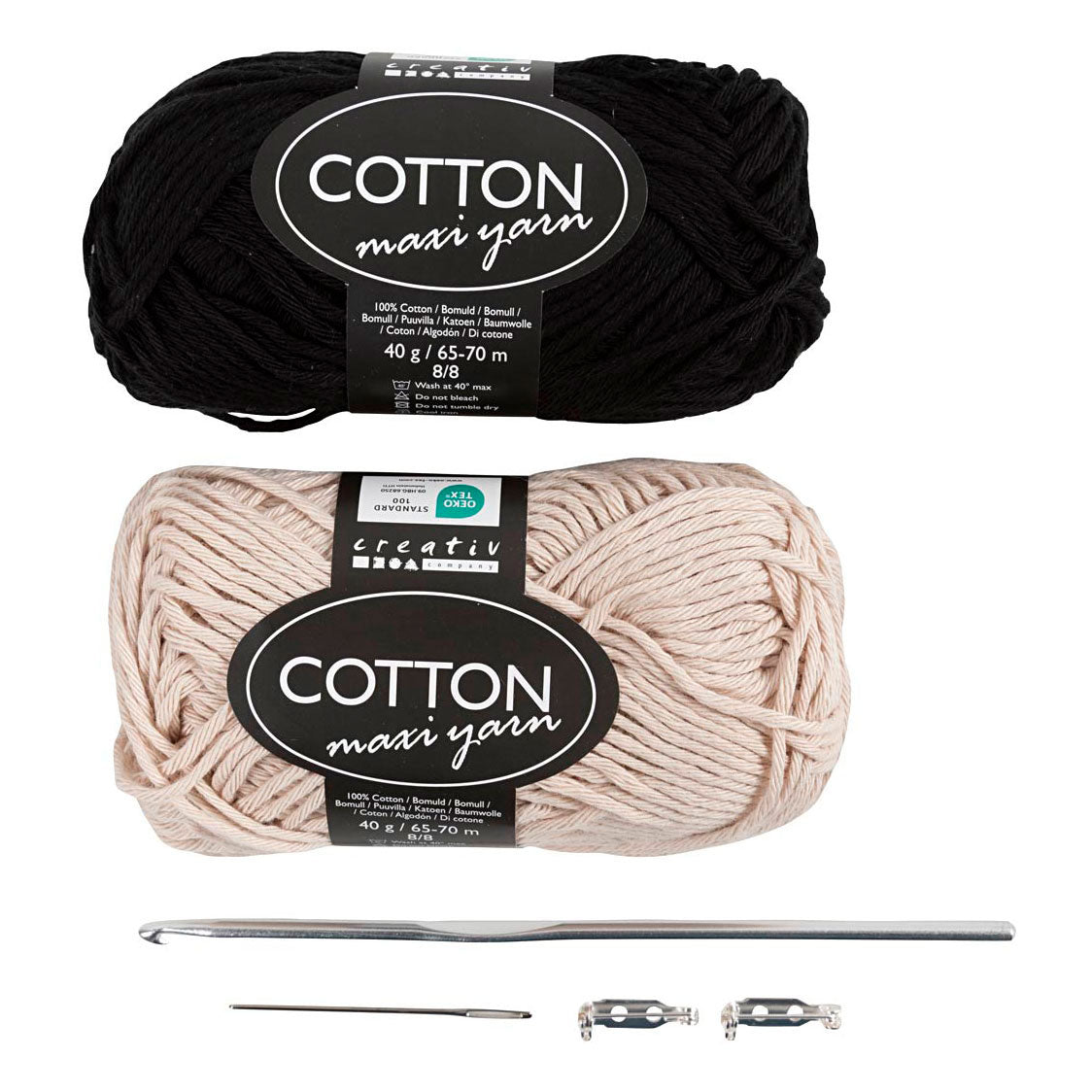 Creativ Company mini sac haken hobbyset avec roos
