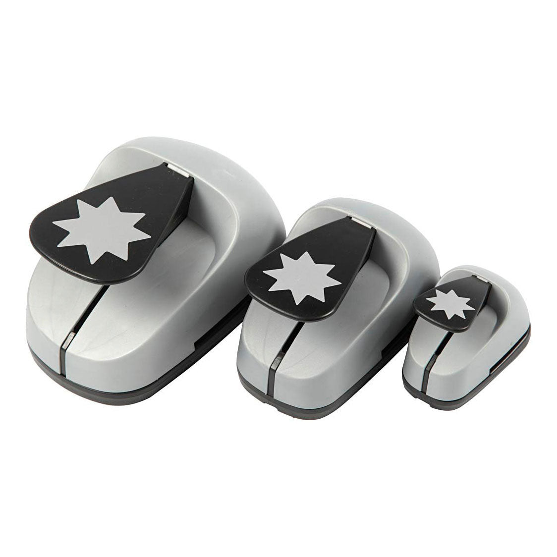 Creativ Company Punching Set Graphic Star, 3e.