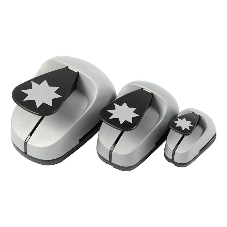 Creativ Company Punching Set Graphic Star, 3e.