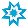 Creativ Company Punching Set Graphic Star, 3e.