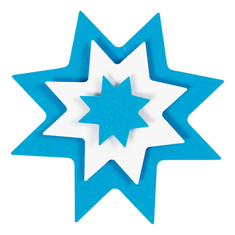 Creativ Company Punching Set Graphic Star, 3e.