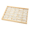 Creativ Company Wooden Letter Beads White A-Z, 750st.