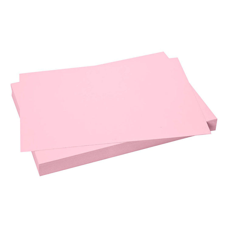Creativ Company colored en carton rose clair A4 270gr, 100 feuilles