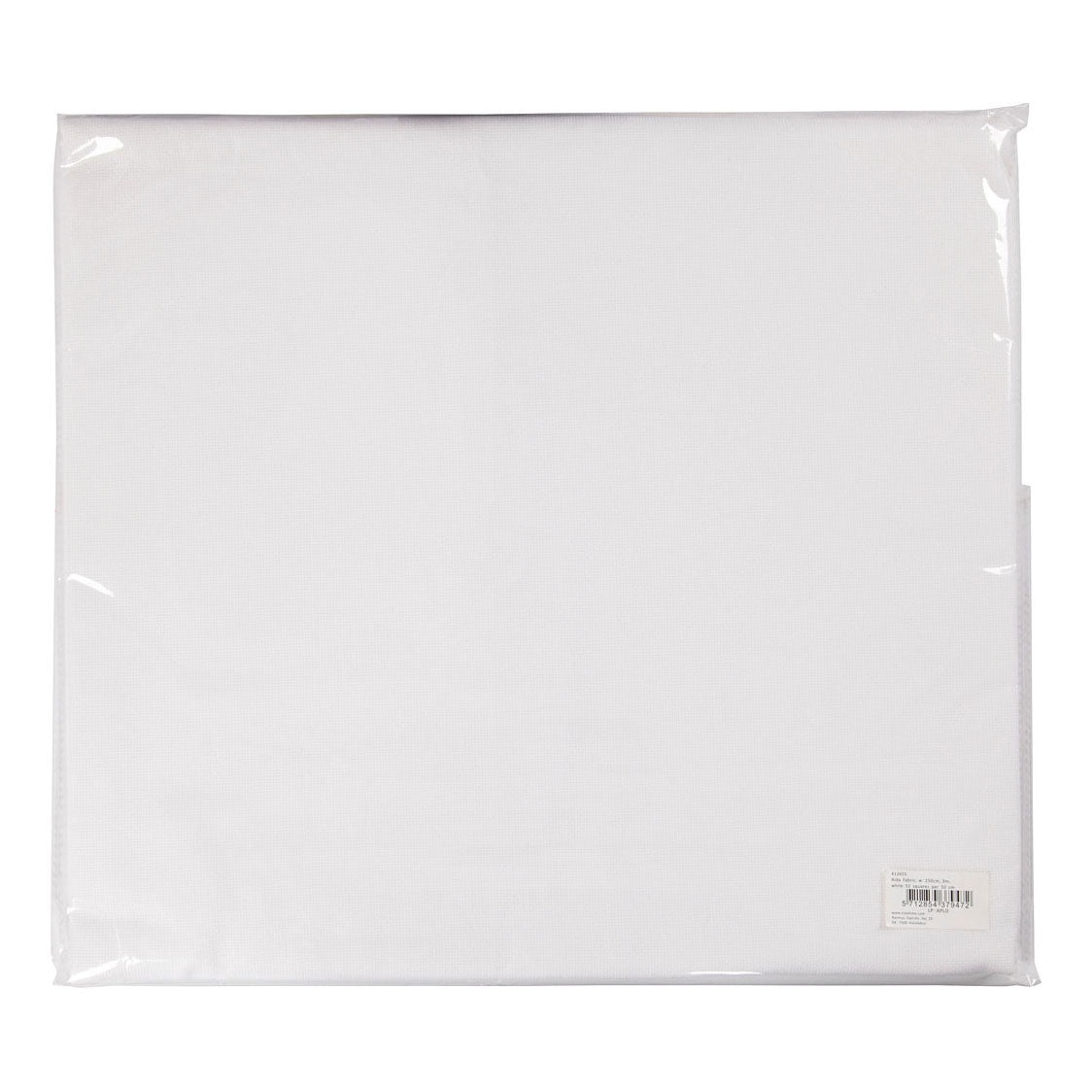 Creativ Company Aida White 70 carrés pour 10 cm, 300x150 cm