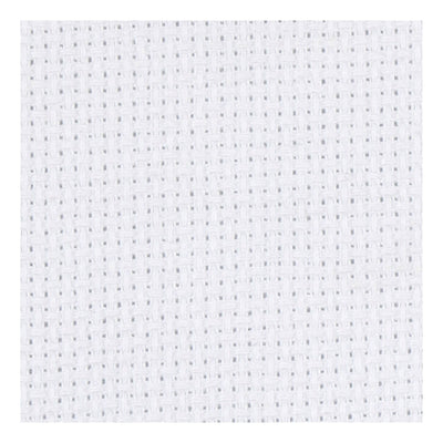 Creativ Company Aida White 70 carrés pour 10 cm, 300x150 cm
