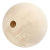 Perle en bois Creativ company, d 80 mm, diamètre du trou 8 mm, 1 pièce