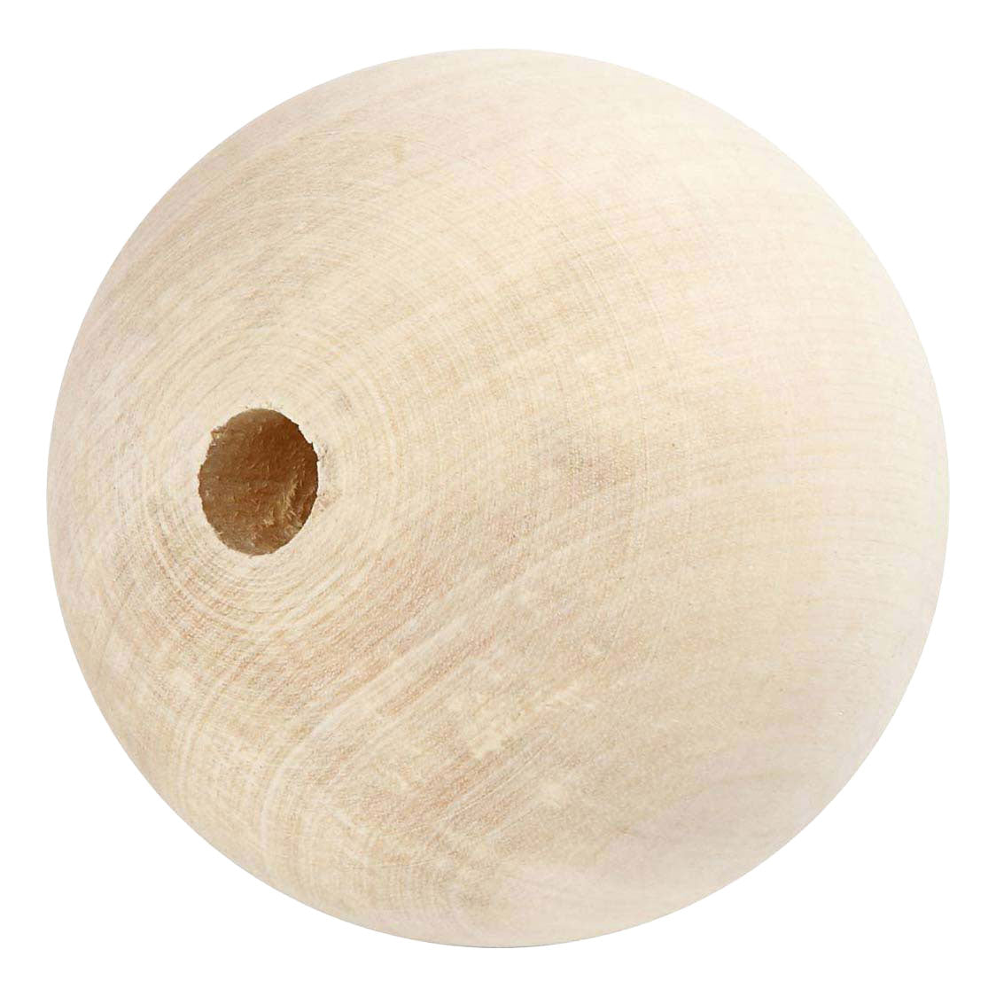 Perle en bois Creativ company, d 80 mm, diamètre du trou 8 mm, 1 pièce