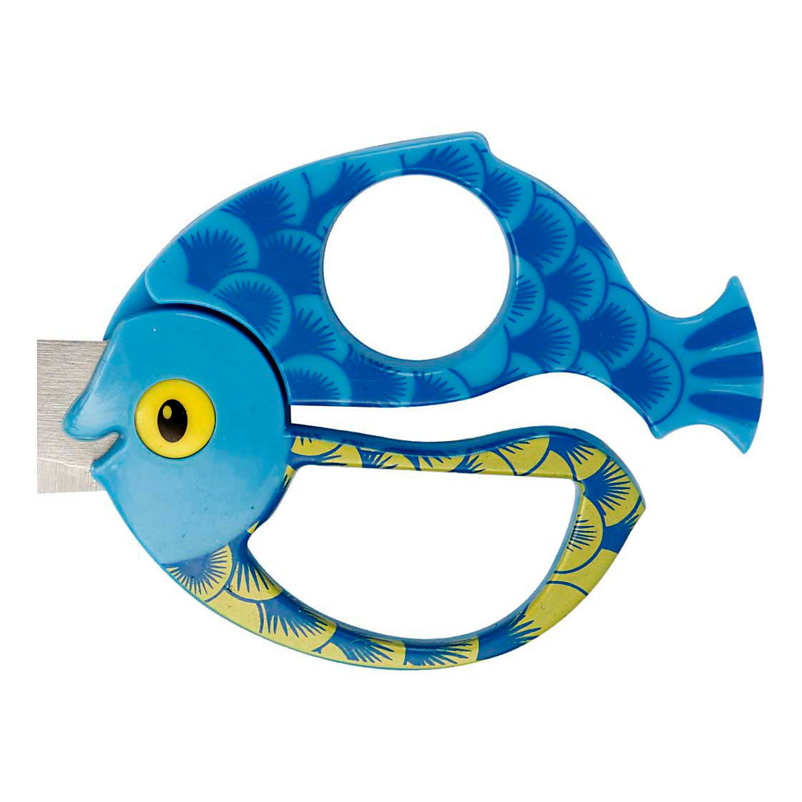 Ciseaux pour enfants Fiskars avec motif animal, poisson, L: 13 cm, 1 morceau