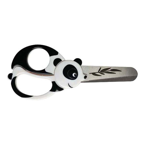 Ciseaux pour enfants Fiskars avec motif animal, panda, L: 13 cm, 1 pièce