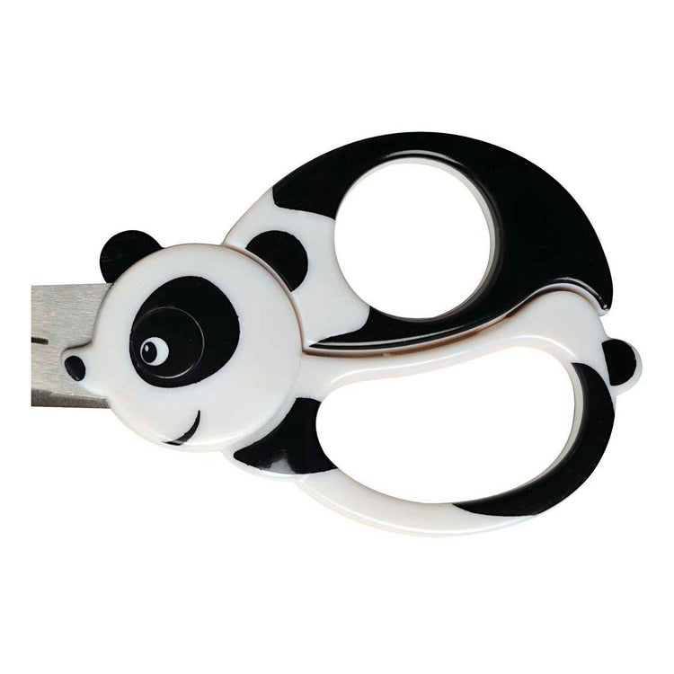 Ciseaux pour enfants Fiskars avec motif animal, panda, L: 13 cm, 1 pièce