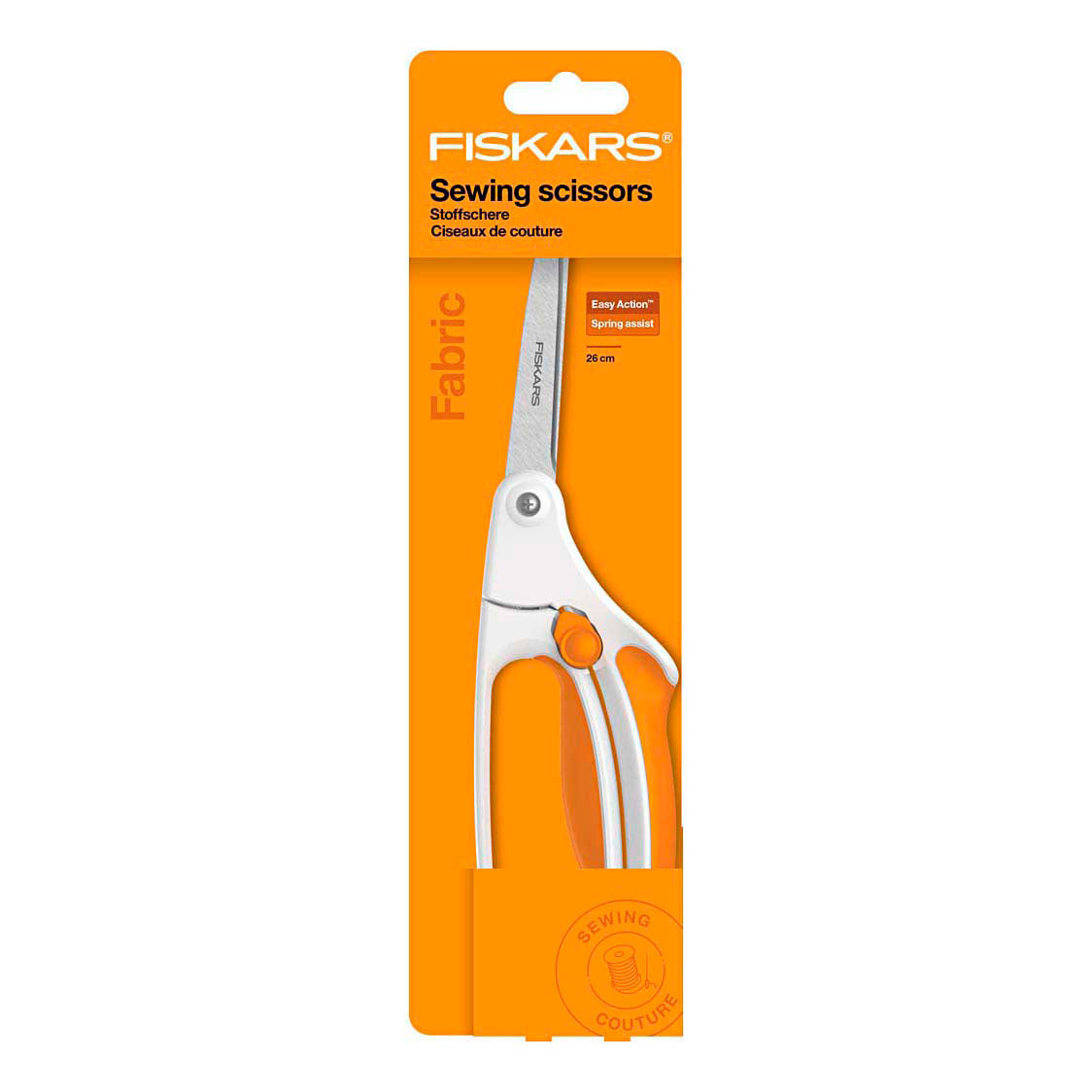 Ciseaux Fiskars soft-touch, l: 26 cm, 1 pièce