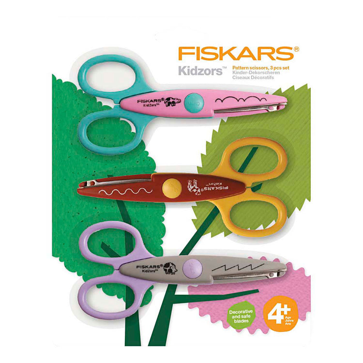 Fiskars Kidzors Cartels, Hippo, Camel Hedgehog, 3 Piece 1 Box