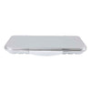 Creativ company palette de peinture avec couvercle, dimensions 27x12,7x2,3 cm, argent, blanc, 1 pièce