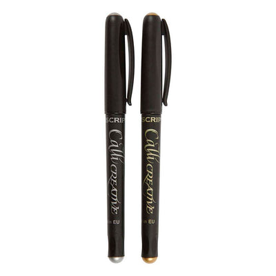 Marqueurs de calligraphie, épaisseur 2,4 mm, 2 pièces 1 boîte