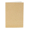 Cartes et enveloppes d'entreprise Creativ, format carte 10,5x15 cm, format enveloppe 11,5x16,5 cm, paillettes, 120+250 gr, or, 4 set 1 boîte