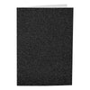 Cartes et enveloppes d'entreprise Creativ, format carte 10,5x15 cm, format enveloppe 11,5x16,5 cm, paillettes, 110+250 gr, noir, 4 set 1 boîte