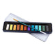 Set d'aquarelles Colortime, couleurs métalliques, 12 couleurs 1 boîte