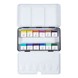 Peinture aquarelle art Creativ company, ½ godet, fleurs et paysages, taille 10x15x20 mm, différentes couleurs, 12 couleurs 1 pièce - afbeelding 2