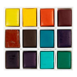 Peinture aquarelle art Creativ company, ½ godet, fleurs et paysages, taille 10x15x20 mm, différentes couleurs, 12 couleurs 1 pièce - afbeelding 3