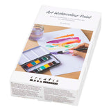 Peinture aquarelle art Creativ company, ½ godet, fleurs et paysages, taille 10x15x20 mm, différentes couleurs, 12 couleurs 1 pièce - afbeelding 4