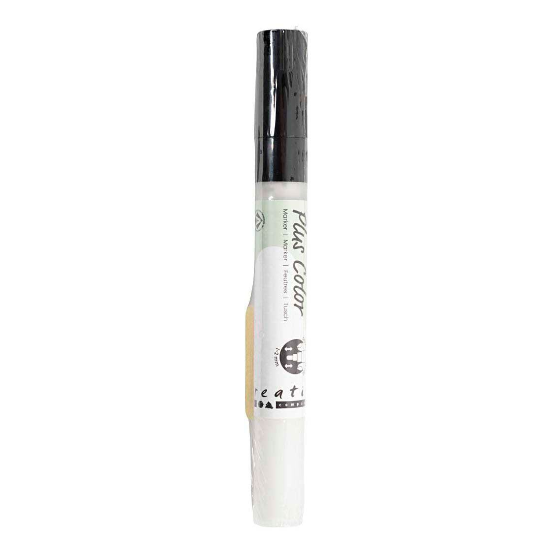 Marqueur de couleur Plus, l : 14,5 cm, largeur de trait 1-2 mm, blanc cassé, 5,5 ml, 1 pièce